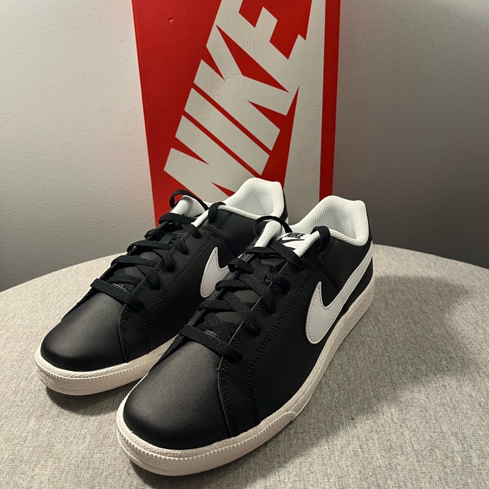 Nike Court Royale Black White Sneaker Men’s Shoe Size 10 749747-010​ - Picture 9 of 11